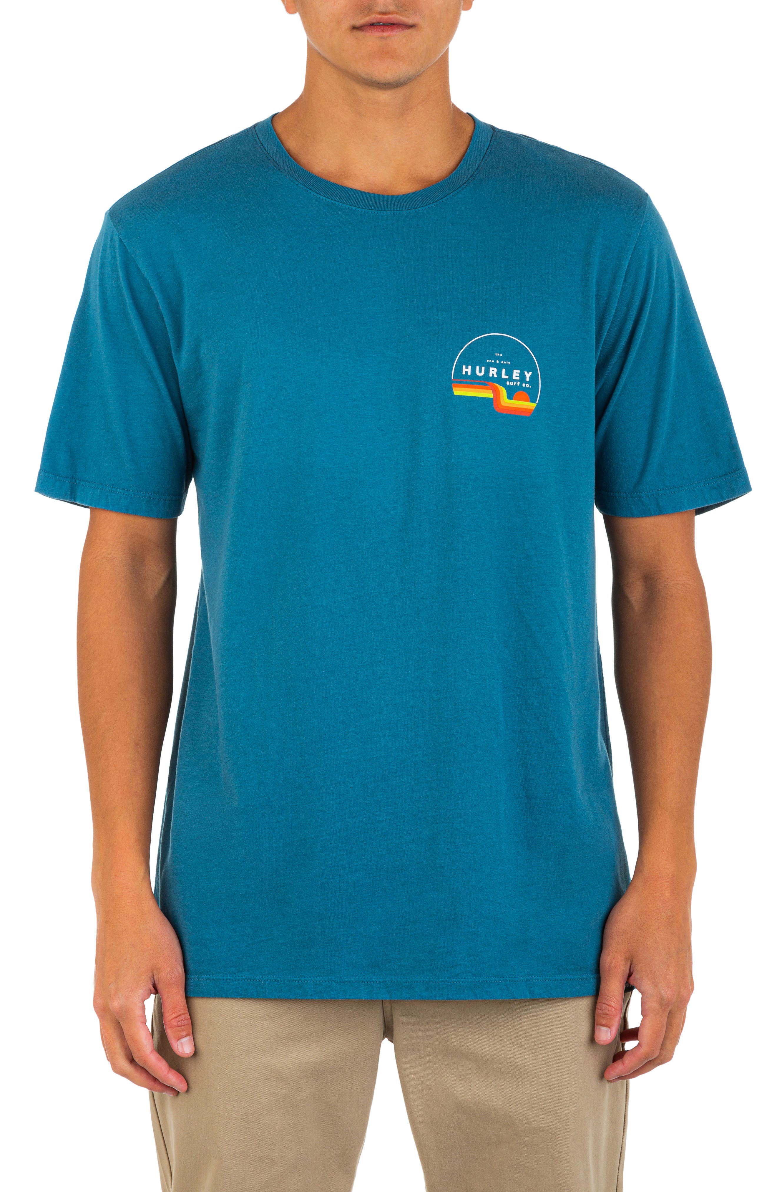Hurley W Rise & Shine Brnout Rnger Tee Tee-shirts Hurley W Rise & Shine Brnout Rnger Tee Tee-shirts